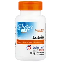 Doctor's Best - Lutein + Lutemax, 20mg, 60 Softgeles