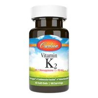 Carlson Labs - Vitamin K2 MK-7, 90mcg, 60 softgels