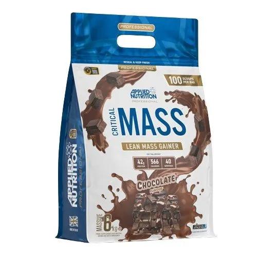 Applied Nutrition - Gainer, Critical Mass Professional, Czekoladowy, Proszek, 6000g