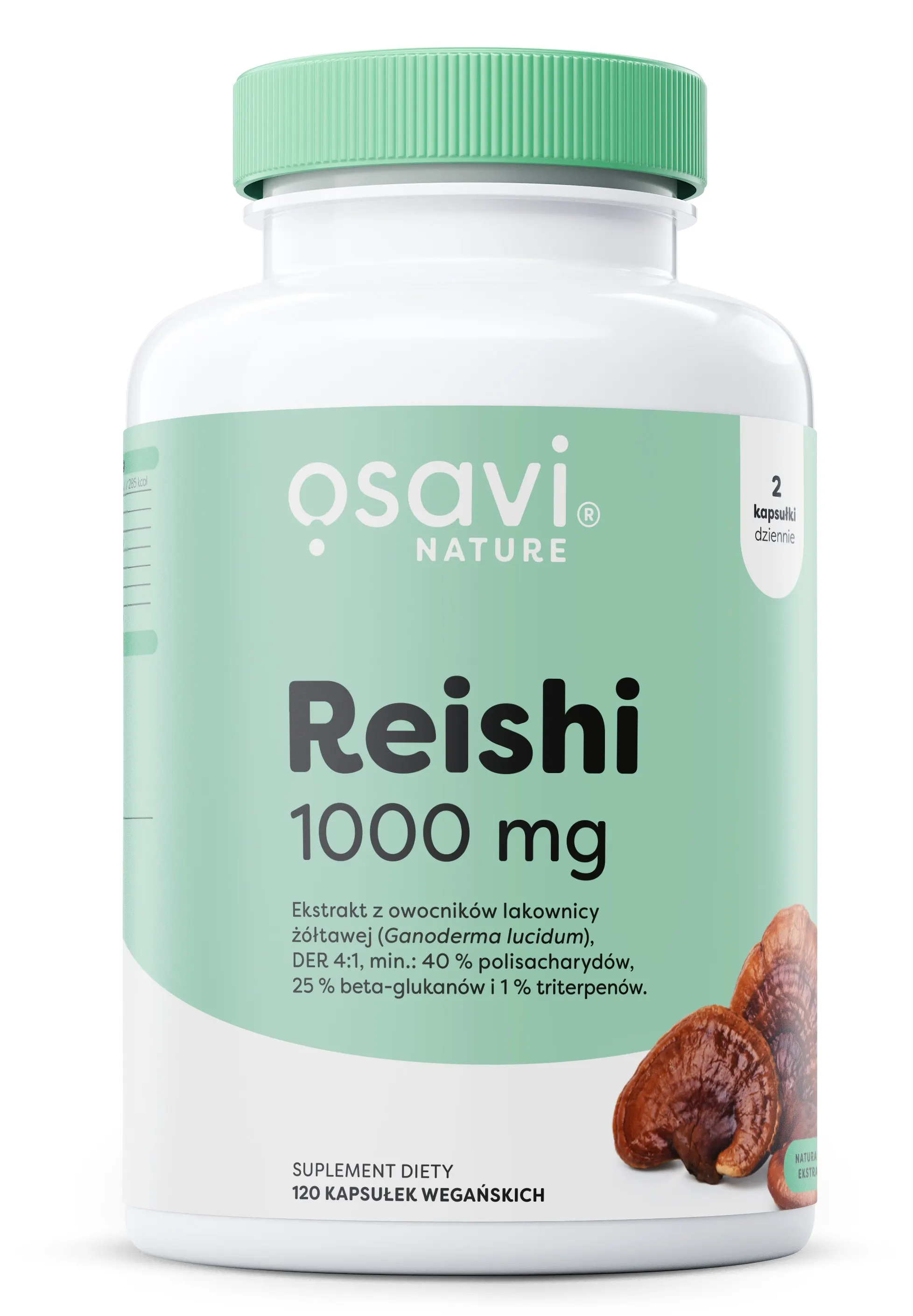 Osavi - Grzyby Reishi, 1000mg, 120 vkaps