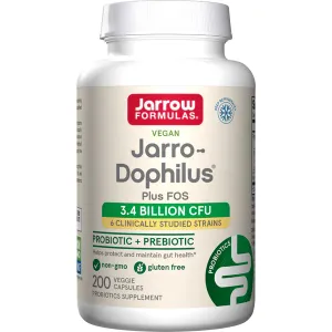 Jarrow Formulas - Jarro-Dophilus + FOS, Probiotyki, 200 kapsułek