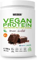 Weider - Vegan Protein, Odżywka Białkowa, Brownie Chocolate, Proszek, 750g