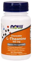 NOW Foods - L-Teanina 100 mg z Inozytolem i Tauryną, 90 żelek