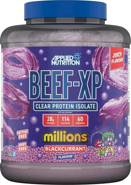 Applied Nutrition - Białko Wołowe, Beef-XP, Millions Blackcurrant, Proszek, 1800g