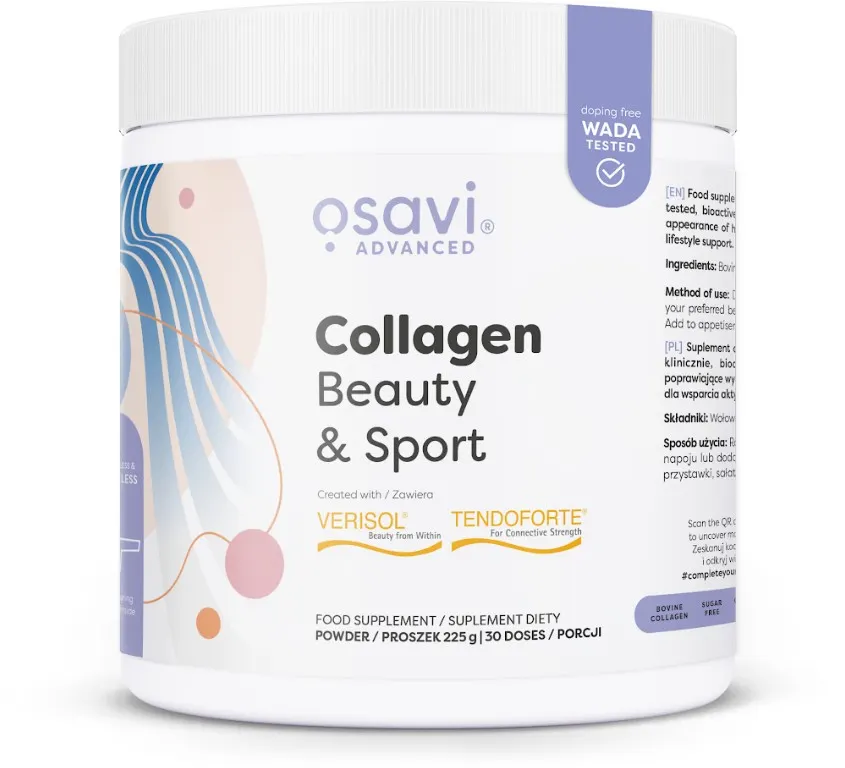 Osavi - Kolagen Beauty & Sport, Proszek, 225g