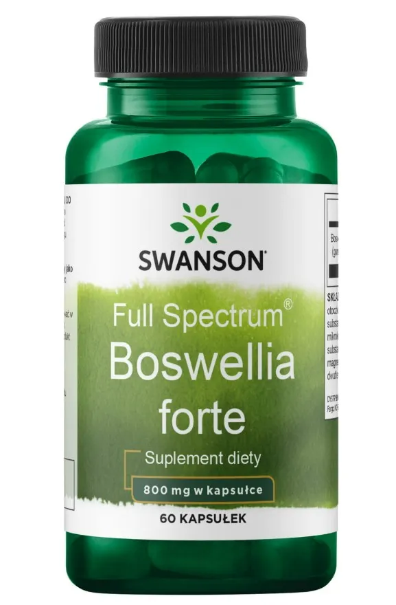 Swanson - Boswellia, 800mg, o Podwójnej Sile Działania, 60 kapsułek