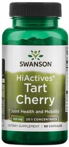 Swanson - Tart Cherry (Ekstrakt z Wiśni), 465mg, 60 kapsułek