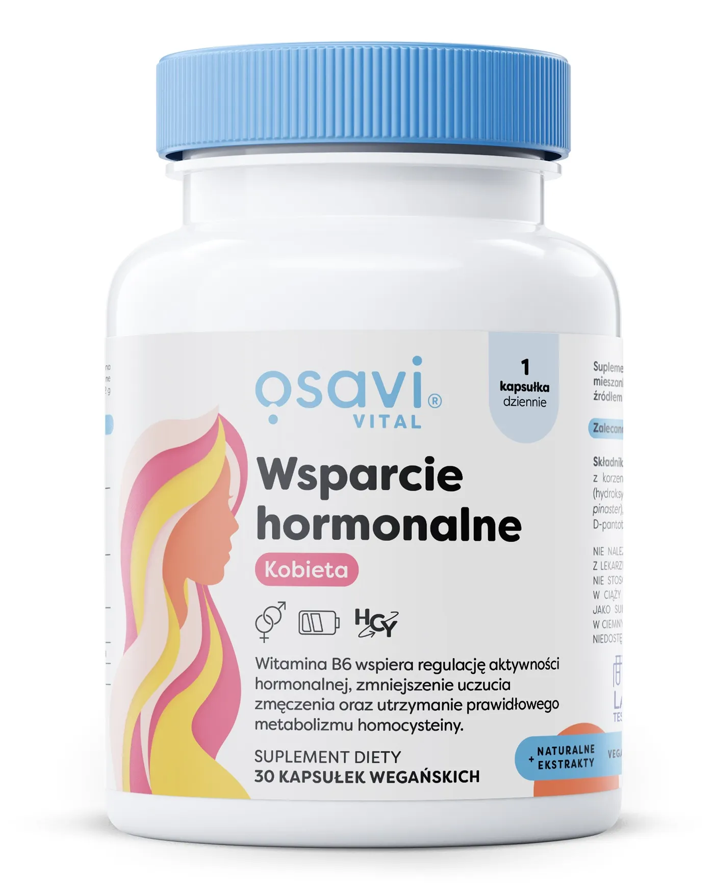 Osavi - Wsparcie Hormonalne Kobieta, 30 vkaps
