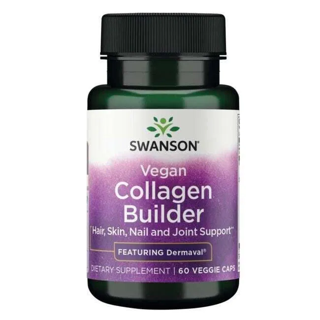 Swanson - Wegański Kolagen, Vegan Collagen Builder, 60 vkaps