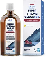 Osavi - Super Strong Omega + D3, 3500mg Omega 3, Lemon, Liquid, 250 ml
