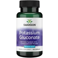 Swanson - Potassium (Gluconate), 99mg, 100 Capsules