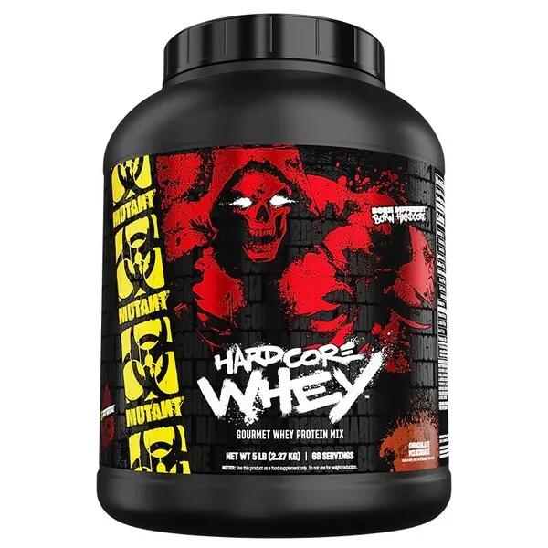 Mutant - Hardcore Whey, Odżywka Białkowa, Chocolate Milkshake, Proszek, 2270g
