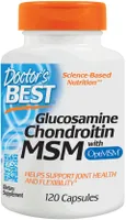 Doctor's Best - Glucosamine, Chondroitin, MSM + OptiMSM, 120 capsules