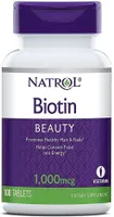 Natrol - Biotin, 1.000mcg, 100 tablets