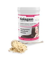 Noble Health - Kolagen + Keratyna i Cynk, Proszek, 100g 