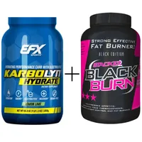 Zestaw Hydracja i Spalanie: EFX Sports Karbolyn Hydrate + Stacker2 Europe Black Burn