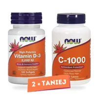 NOW Foods - Witamina C-1000 z Dziką Różą, Przedłużone Uwalnianie, 100 tabletek
