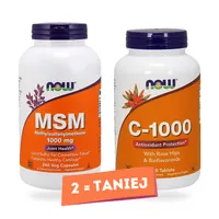 NOW Foods - Witamina C-1000, Dzika Róża i Bioflawonoidy, 250 tabletek