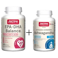 Ashwagandha 300mg 120 vkaps + Kwasy EPA-DHA 240 kaps