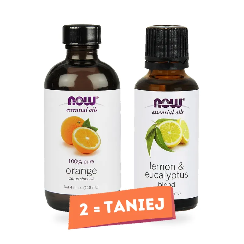 NOW Foods - Olejek Eteryczny, Cytryna i Eukaliptus, Płyn, 30 ml