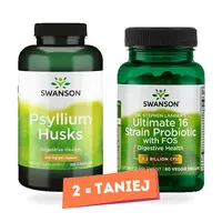 Swanson - Dr Stephen Langer's Ultimate 16 szczepów probiotyków z FOS, 3,2 miliarda CFU, 60 vkaps