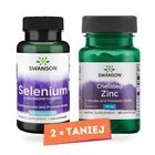 Swanson - Cynk, Albion Chelated Zinc, 30mg, 90 kapsułek