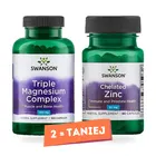 Swanson - Cynk, Albion Chelated Zinc, 30mg, 90 kapsułek