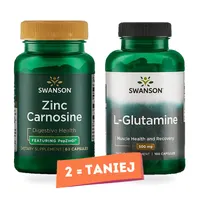 Swanson - L-Glutamina, 500mg, 100 kapsułek