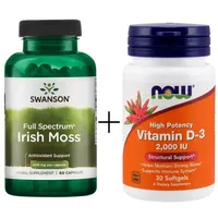 Natural Immunity Kit: Irish Moss and Vitamin D3