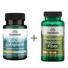 Błonnik Probiotyczny 60 vkaps + AjiPure L-Arginina, 500 mg 60 vkaps