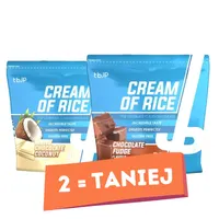 Trained by JP - Kleik Ryżowy, Cream of Rice, White Chocolate Coconut, Proszek, 2000g