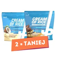 Trained by JP - Kleik Ryżowy, Cream of Rice, White Chocolate Coconut, Proszek, 2000g