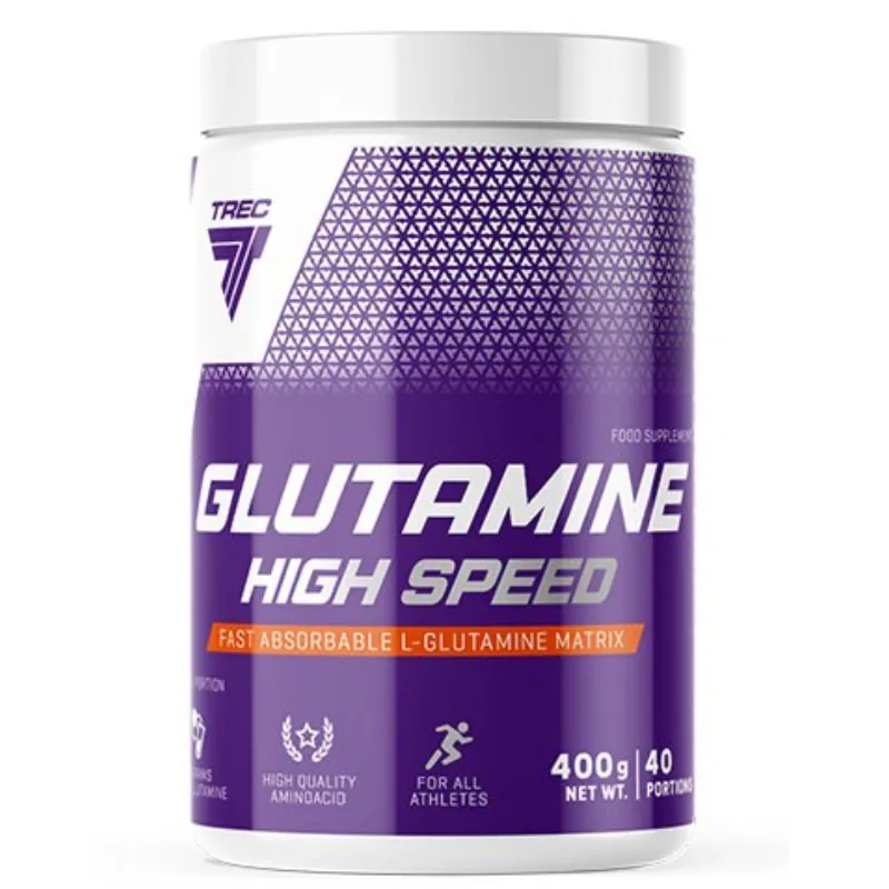 Trec - Glutamine High Speed, Wiśnia - Porzeczka, Proszek, 400g
