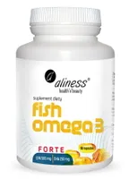 Aliness - Fish Omega 3 Forte, 500/250mg, 90 kapsułek