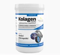 Noble Health - Kolagen + Glukozamina i Witamina C, Proszek, 100g